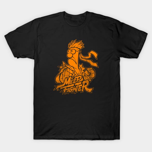 Beaker Meep Orange T-Shirt by Botak Solid Art